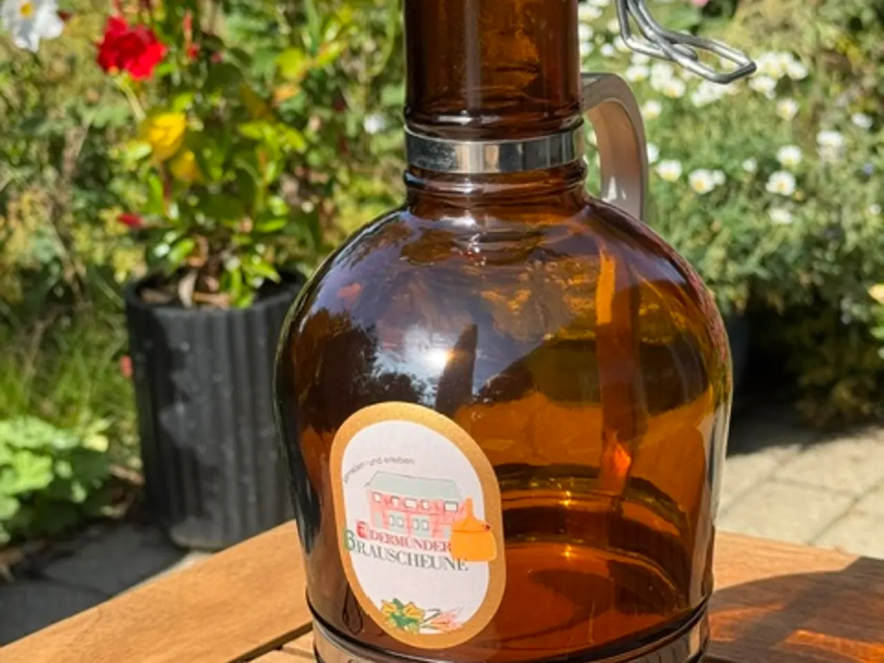 Billede 7 - ØL-FLASKE 2 liter. Øl-growler