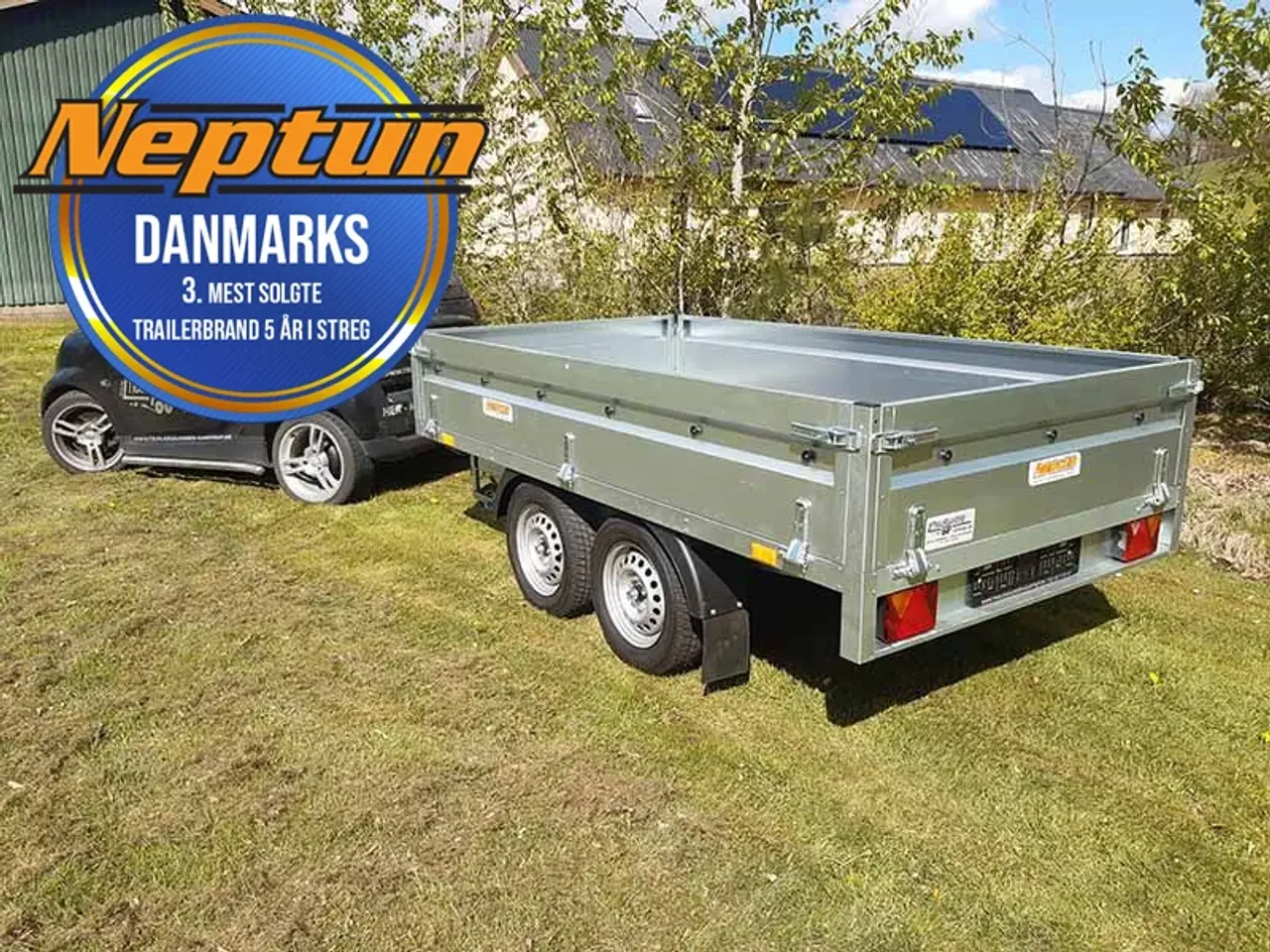 Billede 1 - NEPTUN 1300 kg Boggie trailer.