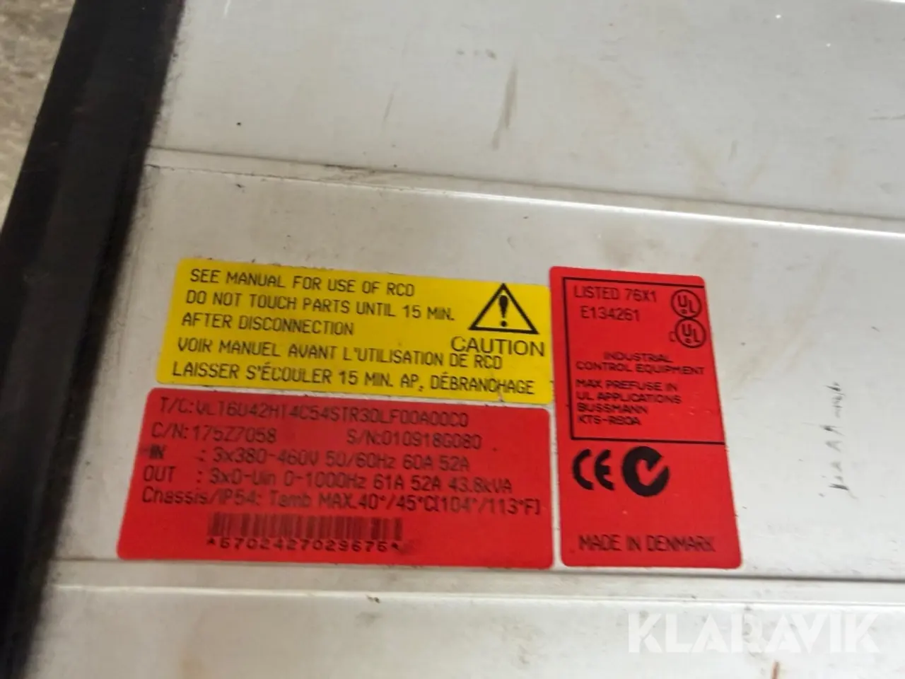 Billede 5 - Frekvensomformer Danfoss VLT 6000HVAC