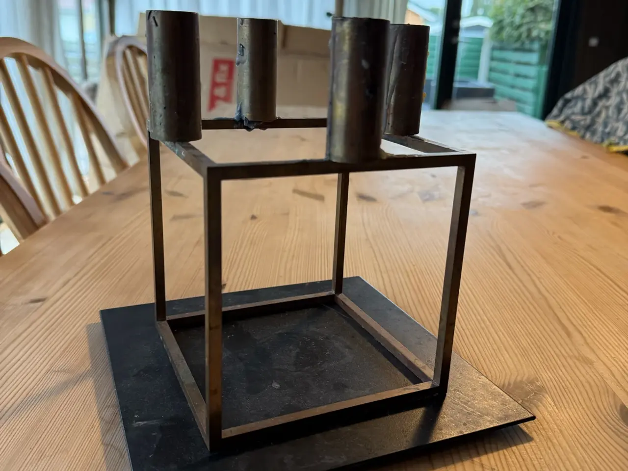 Billede 3 - Kubus by Lassen lysestage i kobber