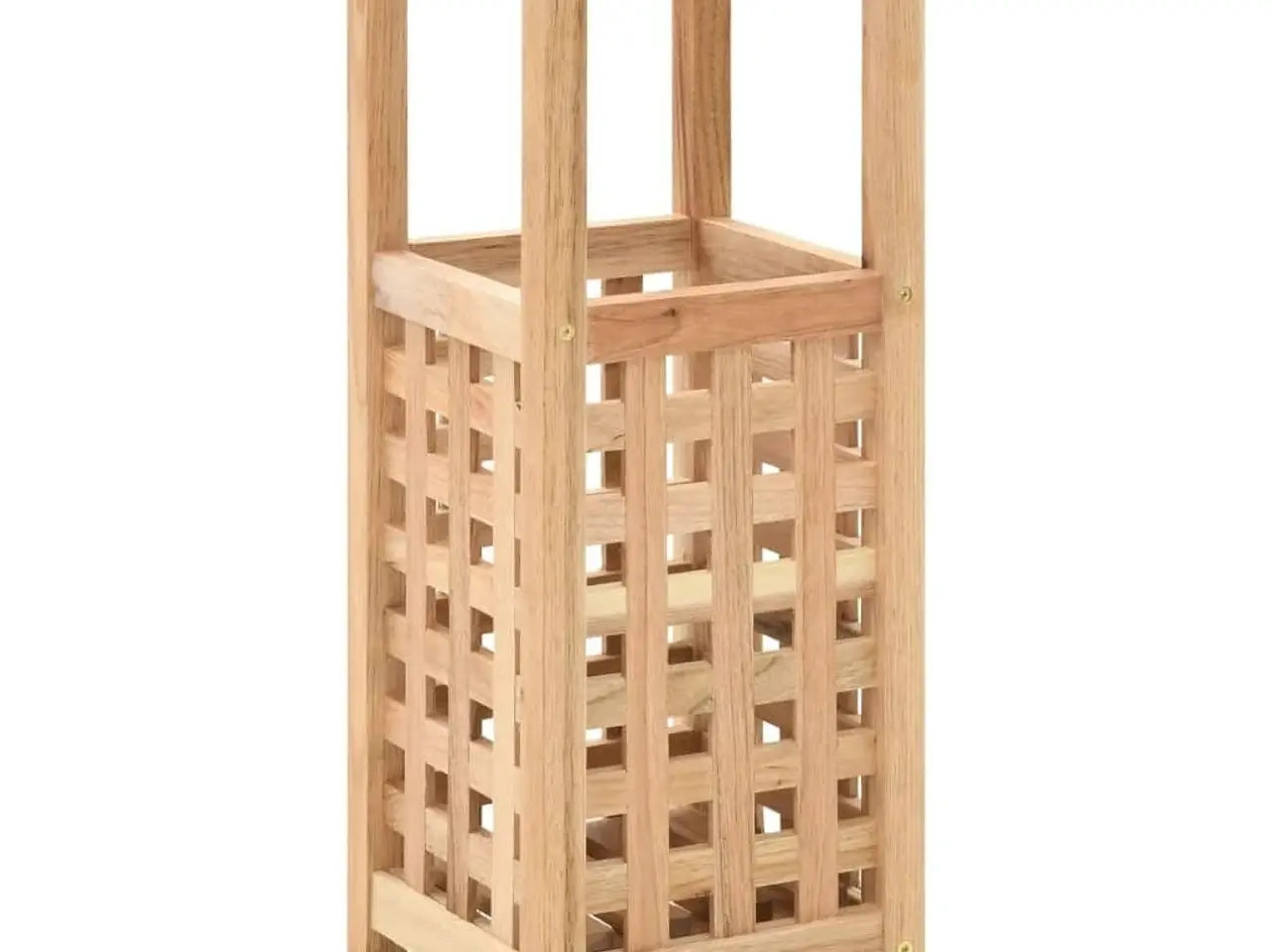 Billede 1 - Paraplystativ massivt valnøddetræ 18 x 18 x 50 cm