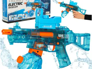 Vandpistol elektrisk til børn 350 ml - blå