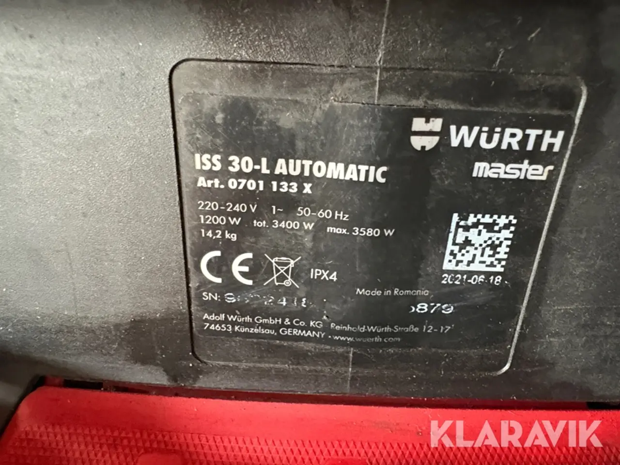 Billede 11 - Støvsugere Wurth ISS 30-L - 2 styk