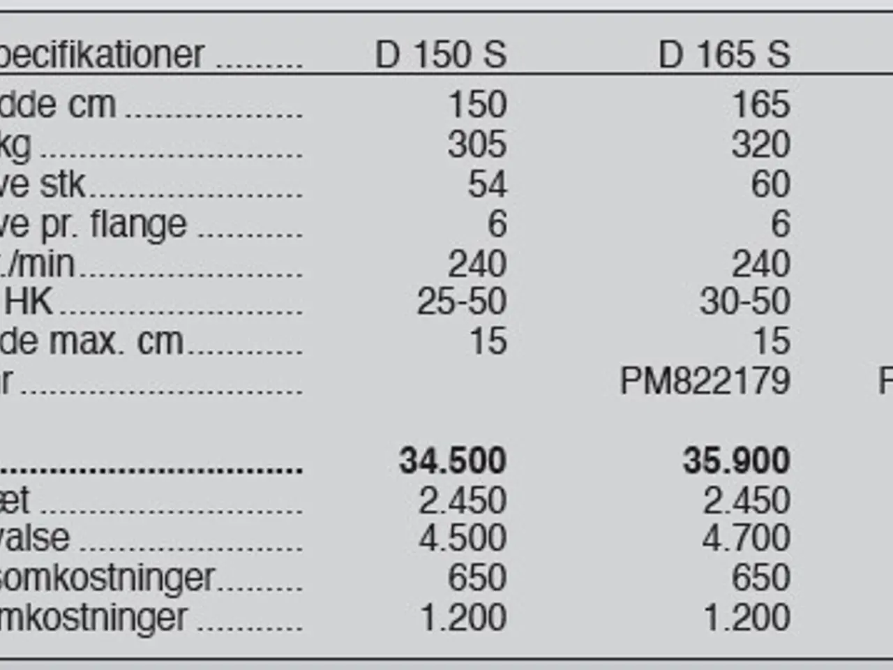 Billede 7 - Ortolan D fræser 150-181 cm.