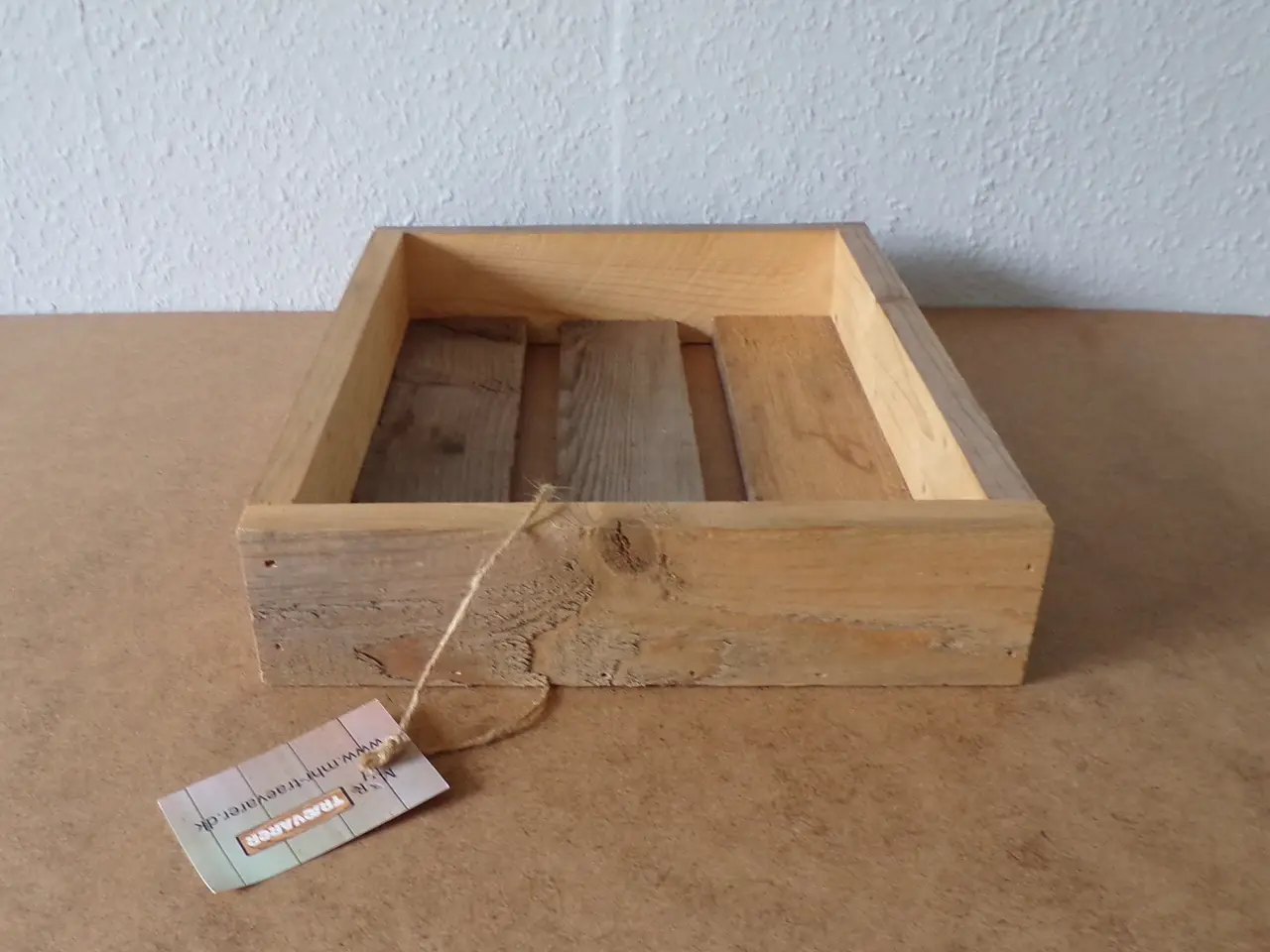 Billede 6 - Bakke i genbrugstræ med patina 36 x 29,3 cm