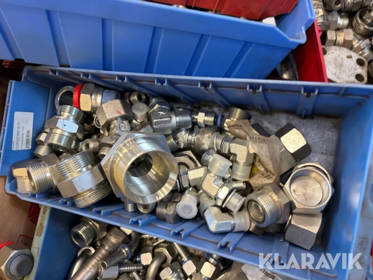 Billede 8 - Assorterede hydraulik fittings - cirka 30 kasser