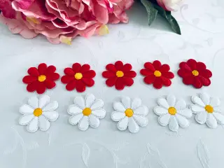 Strygemærker blomster