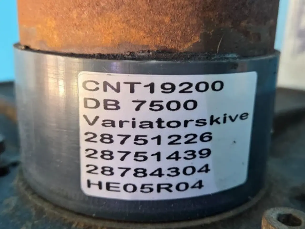 Billede 4 - Dronningborg D7500 Variatorskive 28751226