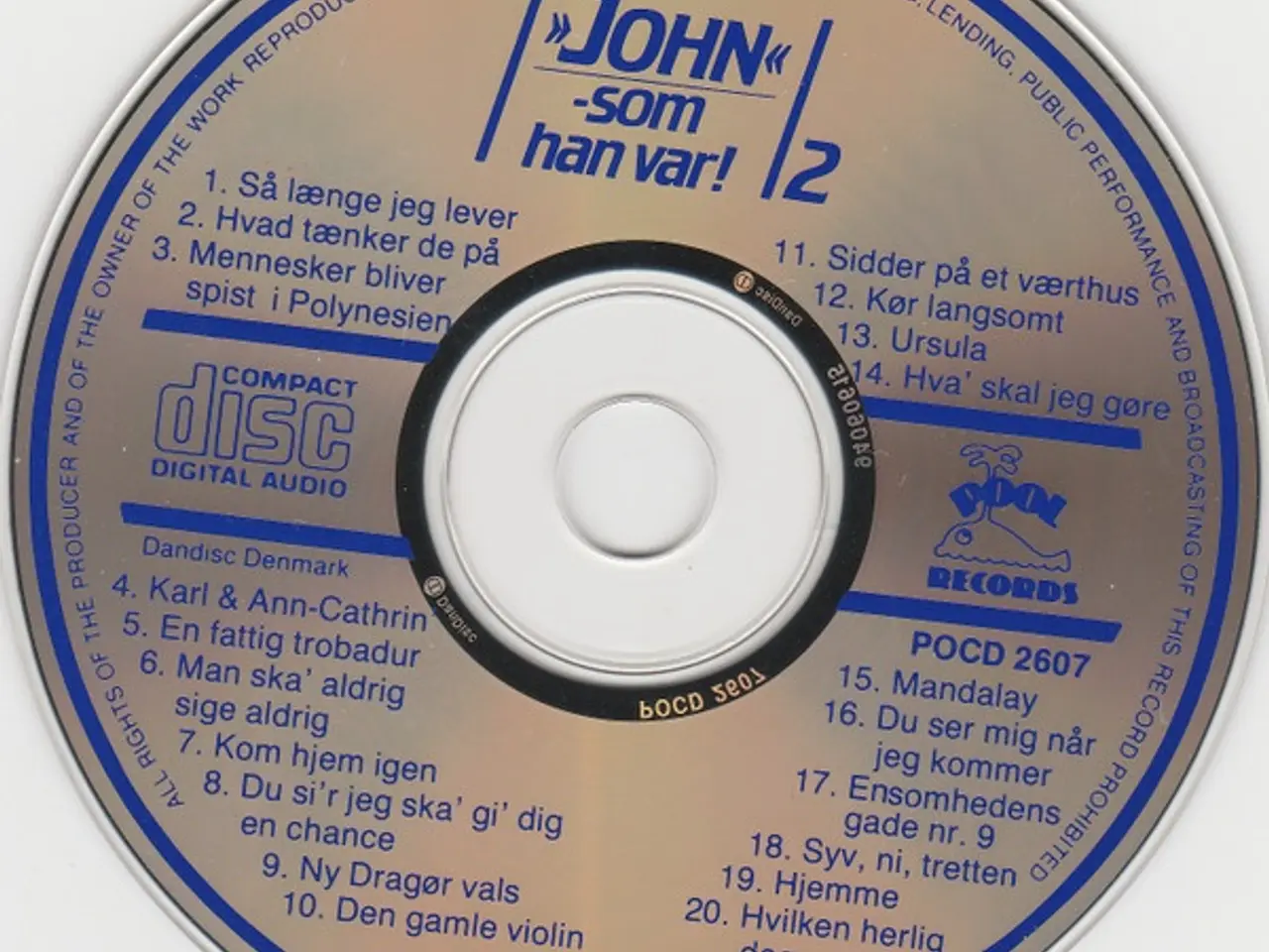 Billede 3 - John Mogensen – "John" - Som Han Var! 2 – CD