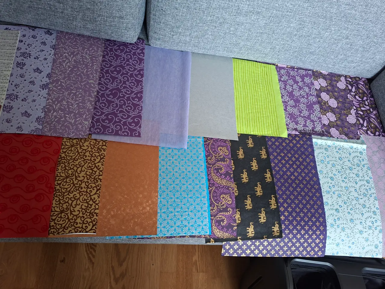 Billede 2 - Diverse papirer til kreativ hobby