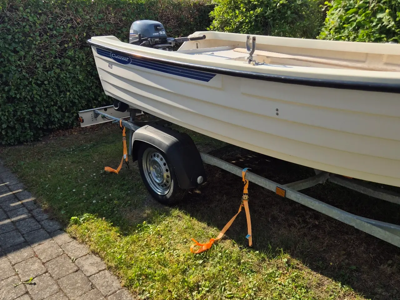 Billede 3 - Crescent 410 med 10hk yamaha/trailer 