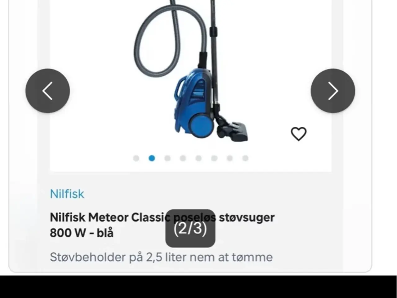 Billede 2 - Nilfisk (posefri)