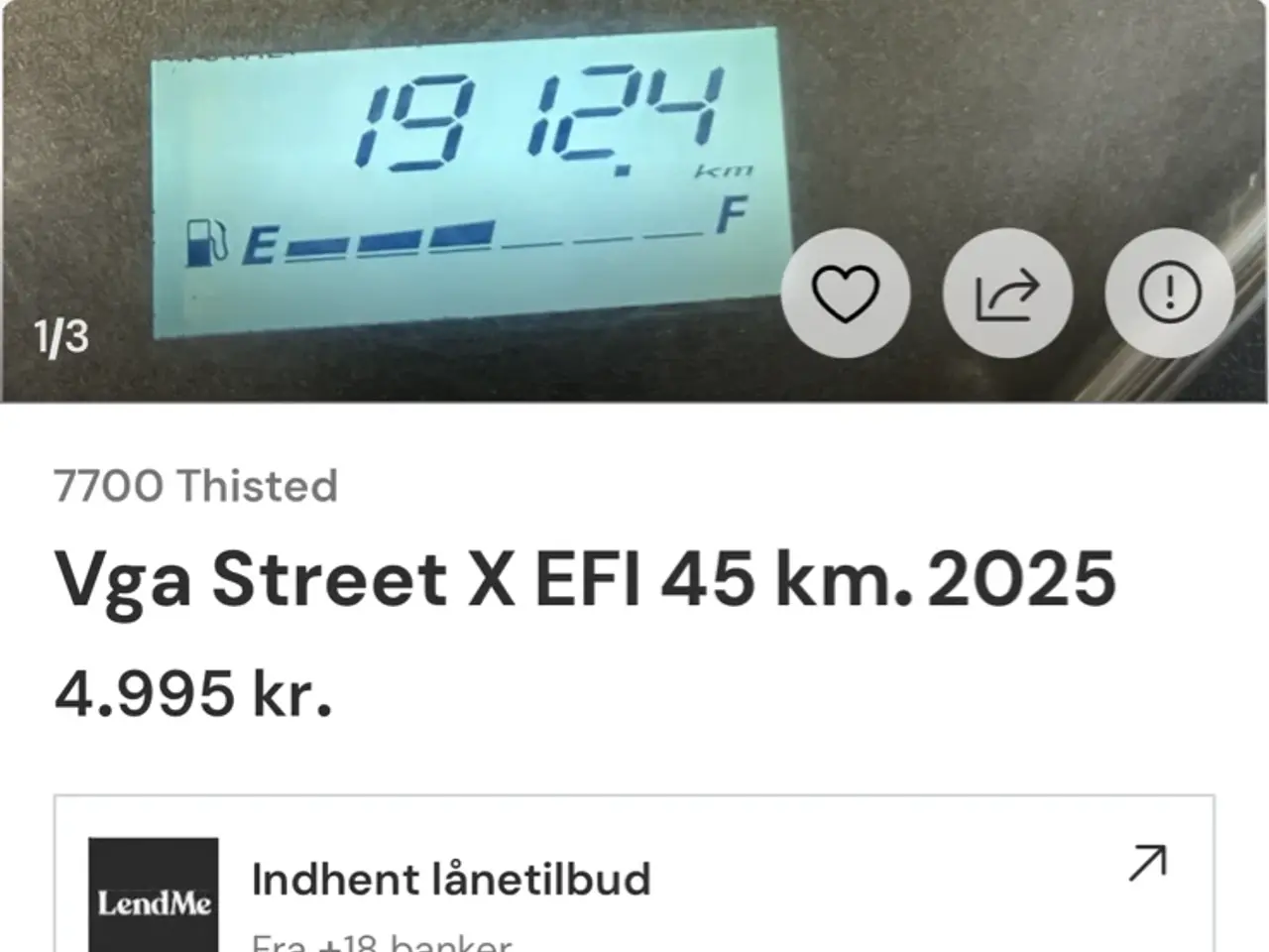 Billede 13 - Vga Street X 45 km 2025. 1900 km