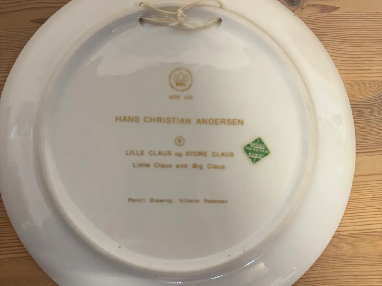 Billede 2 - H. C. Andersen platte, lille Claus og store Claus