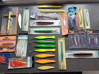 Fiskegrej mange forskellige pirke + andet.