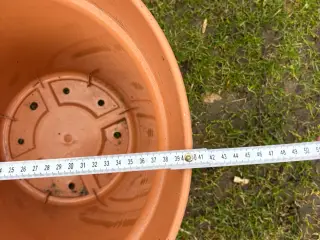 5 stk Plastik krukker 