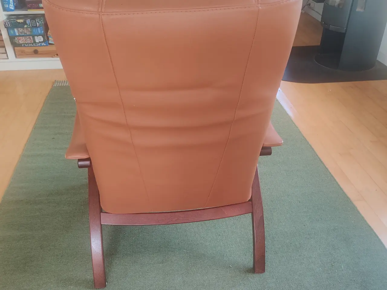 Billede 2 - Komfort og ergonomi i lækker cognacfarvet læder