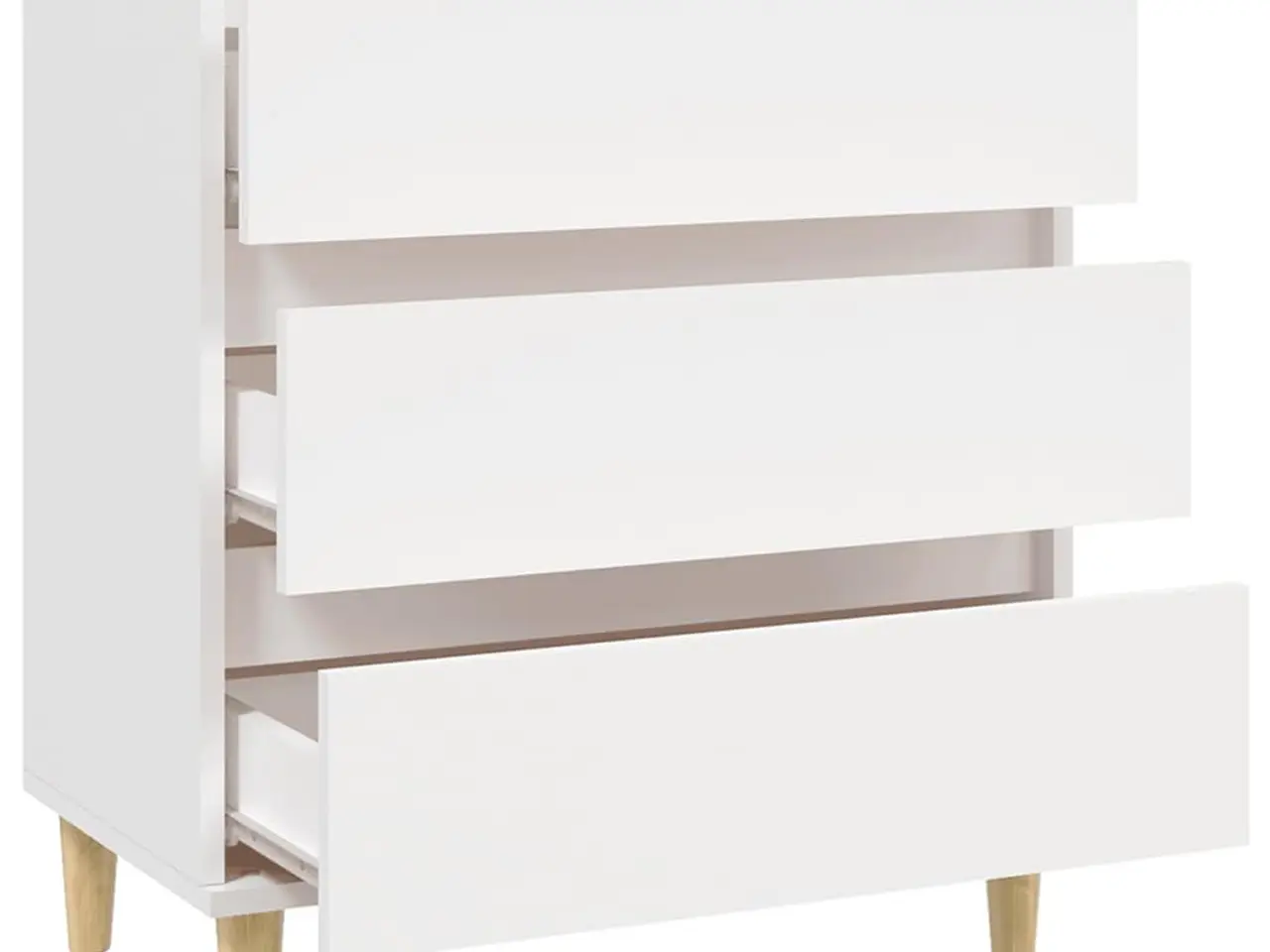 Billede 7 - Skænk med 3 skuffer 60 x 35 x 70 cm - hvid