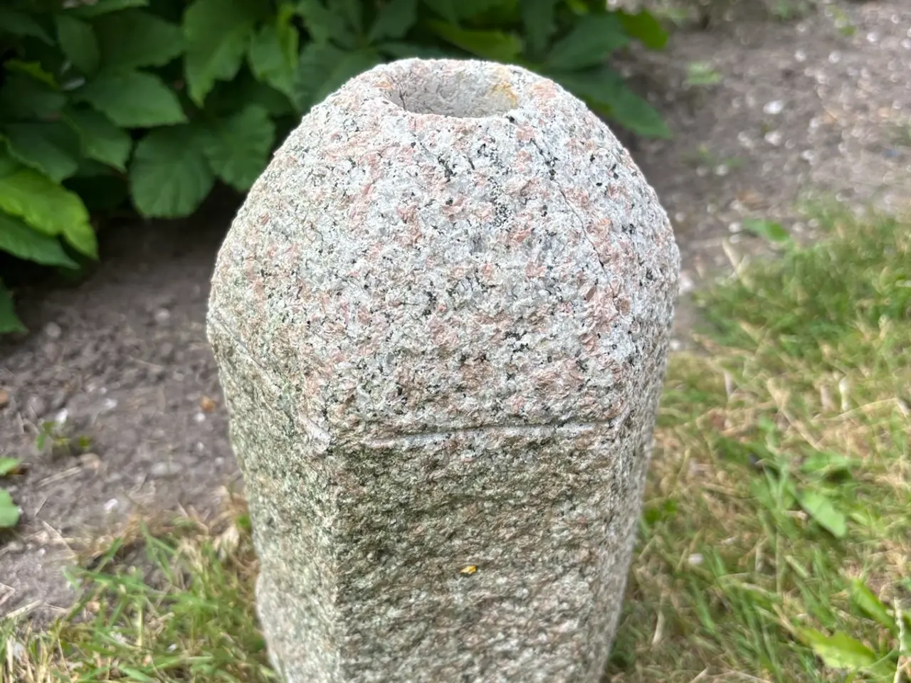 Billede 1 - Parasolfod, granil. H 27 Dia 14 cm