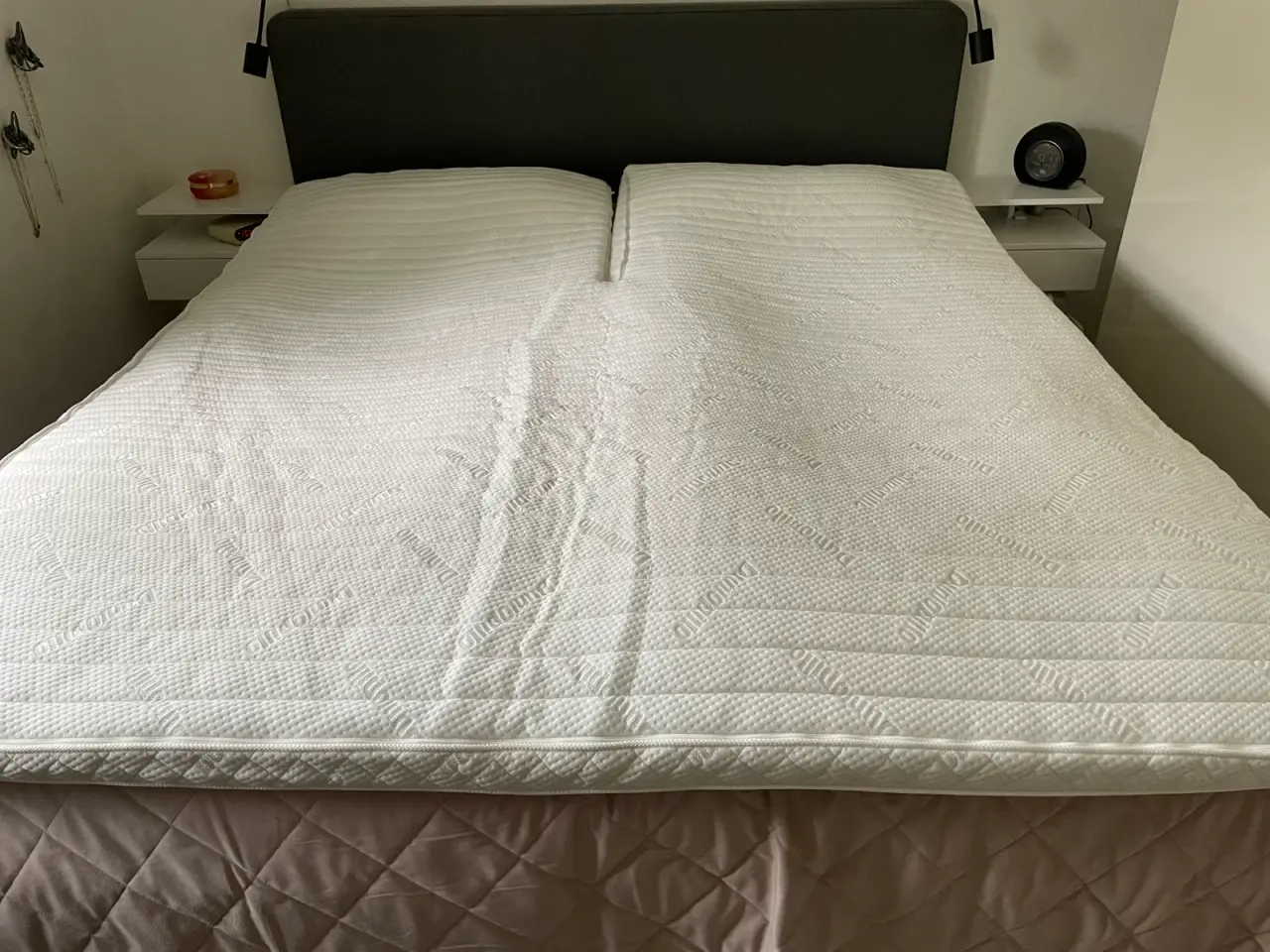 Billede 4 - Ubrugt Dunlopillo Latex U split topmadras