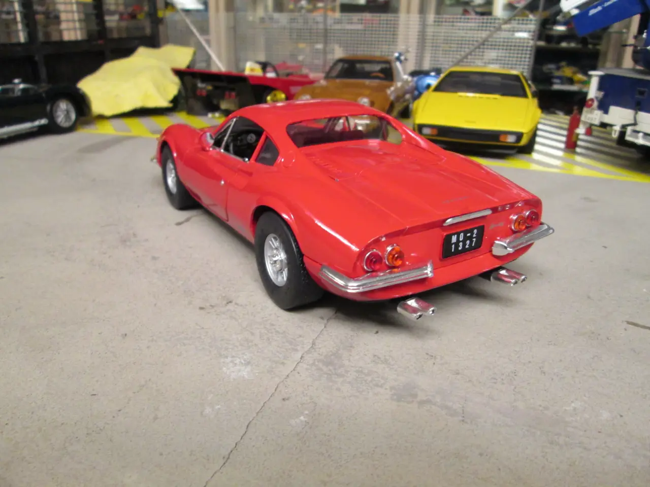 Billede 3 - Modelbil Ferrari Dino Anson 1:18