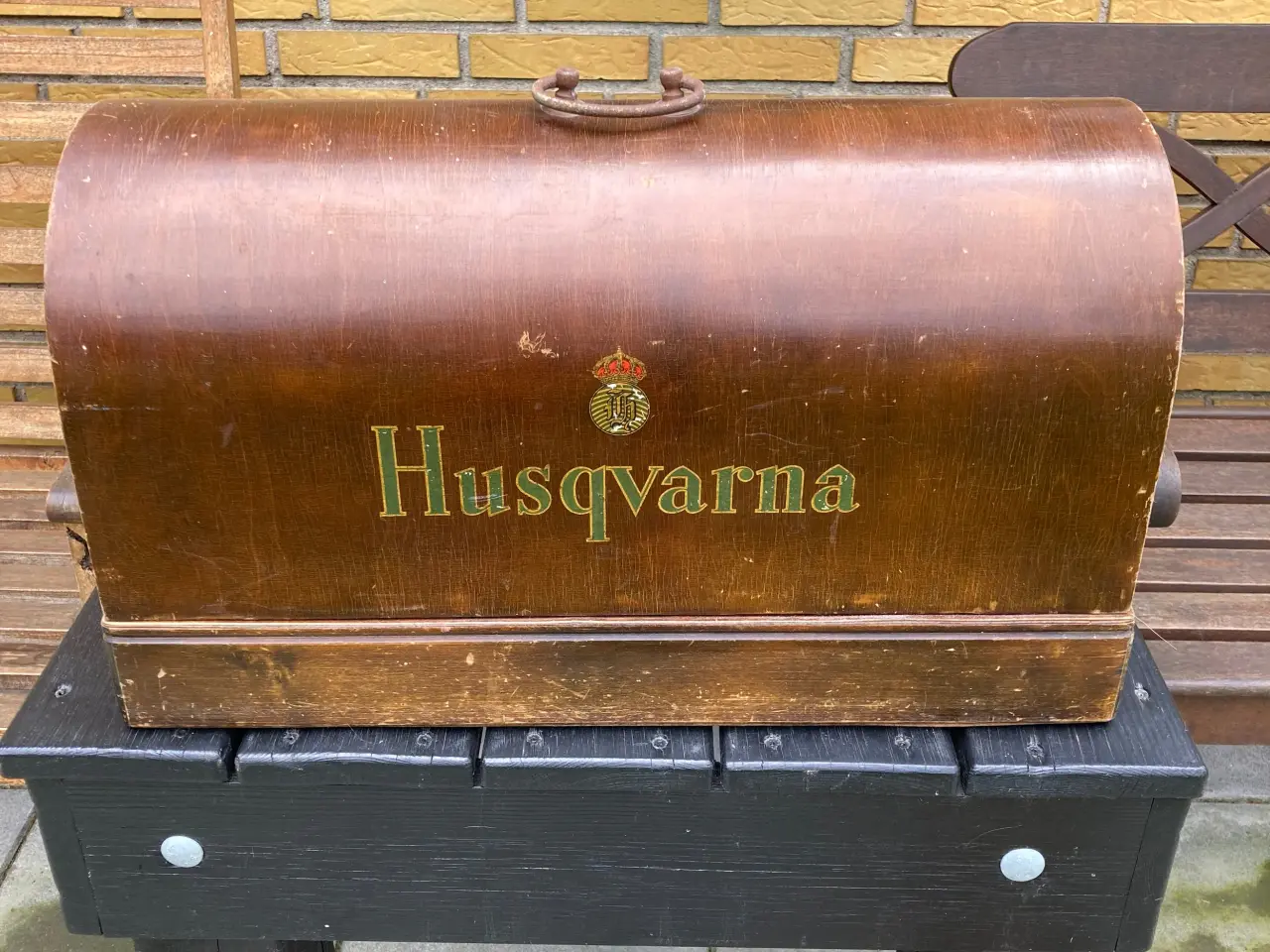 Billede 1 - Gammel husqvarna symaskine 