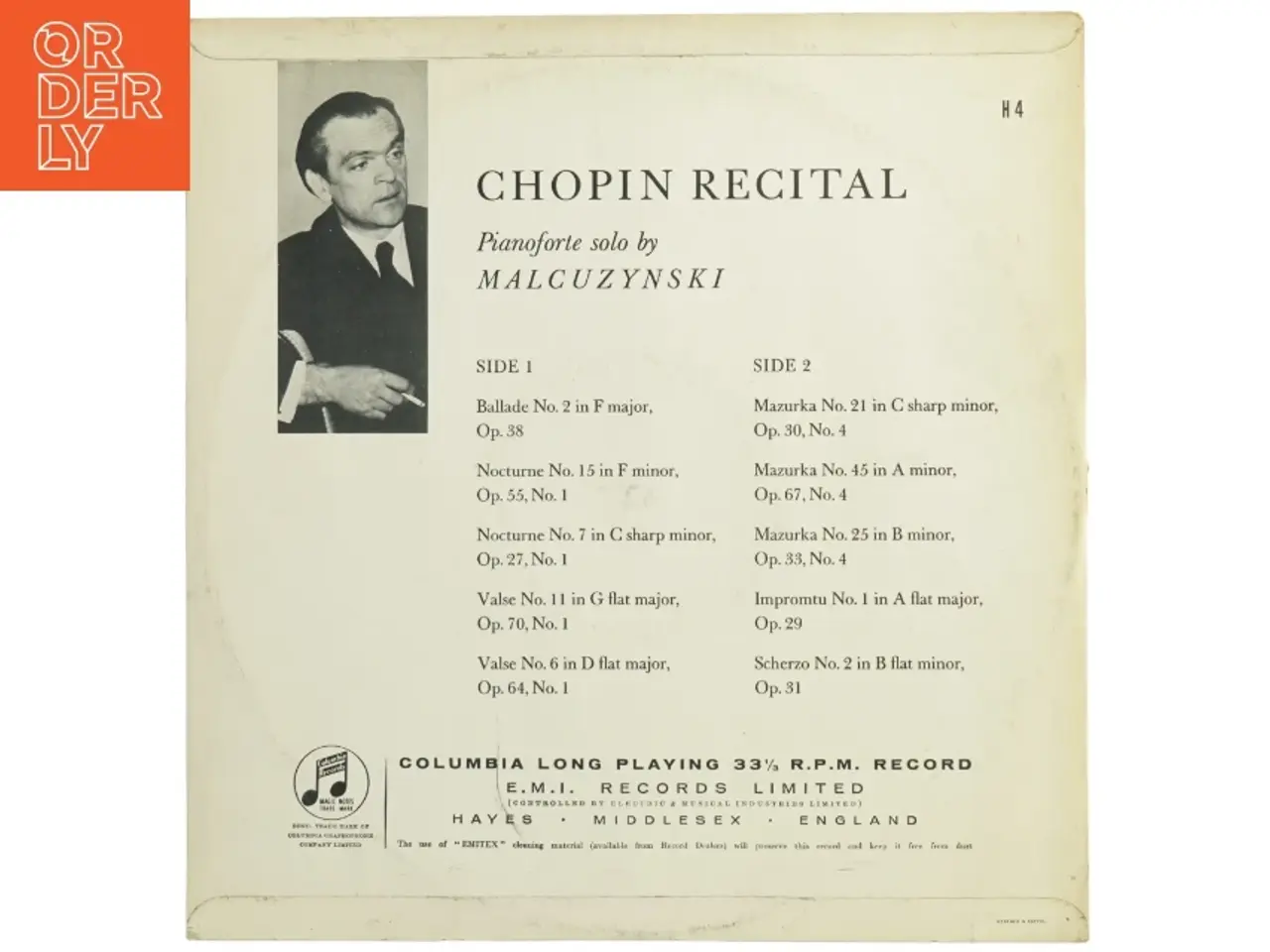 Billede 2 - Chopin af Malcuzynski (LP)