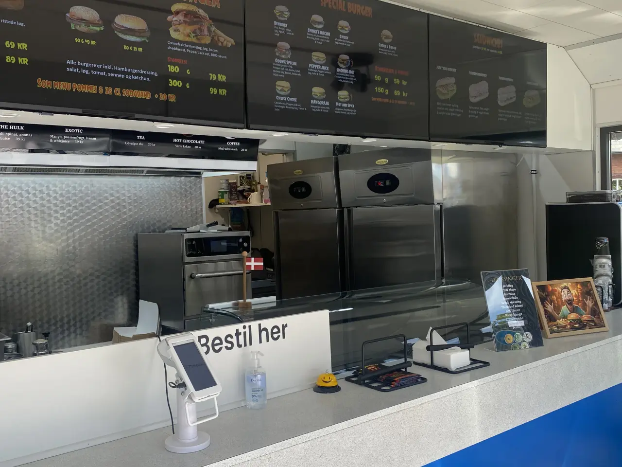Billede 5 - Totalrenoveret grillbar i hjertet af Odense til sa