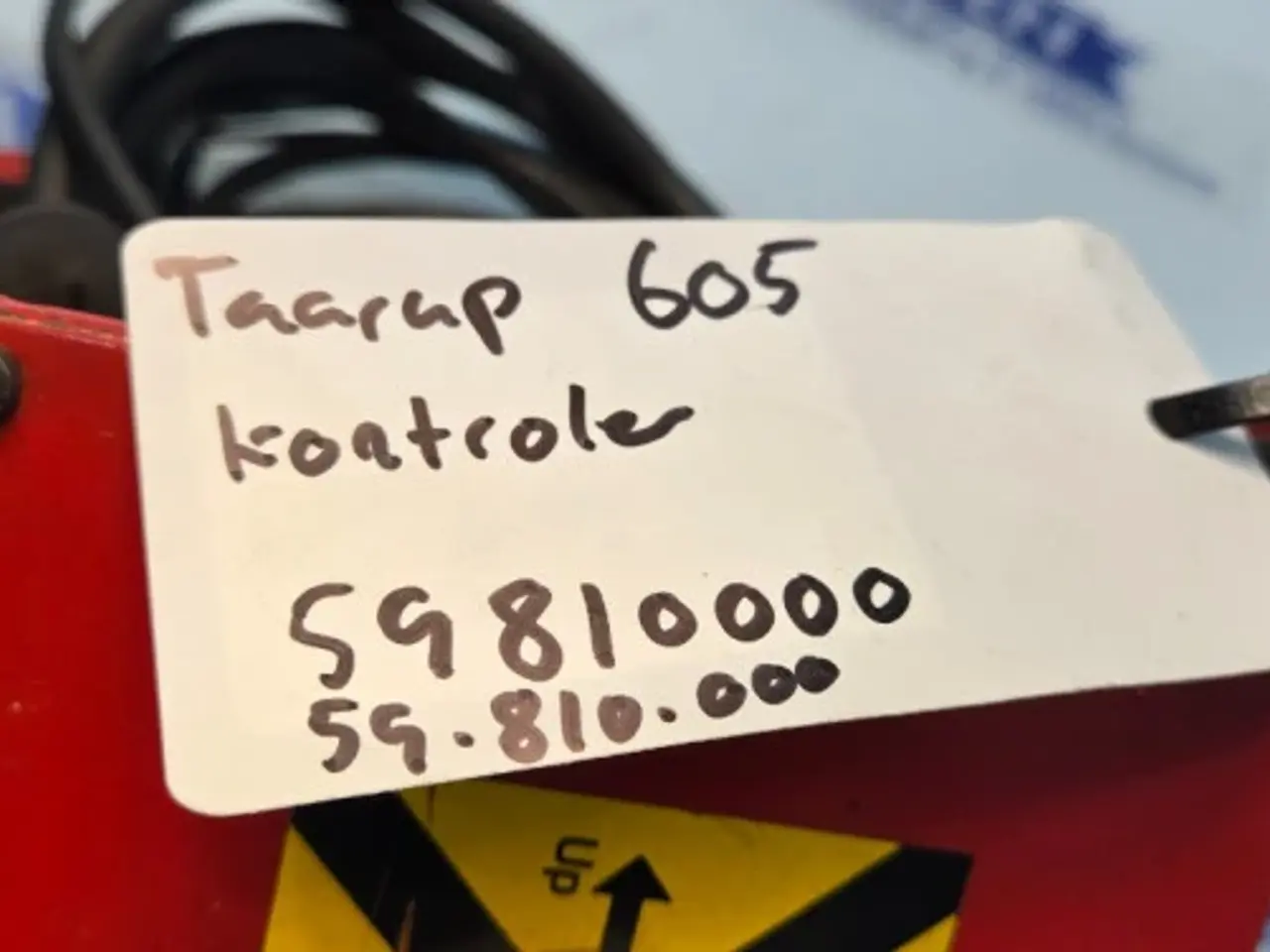 Billede 5 - Taarup 605 Kontroller 59810000