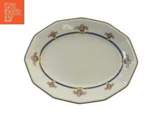 Stort serveringsfad i porcelæn fra Schlaggenwald (str. 47 cm)