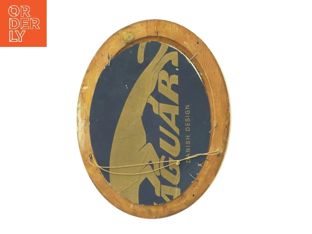 Billede 2 - Guld oval fotoramme (str. 25 cm)