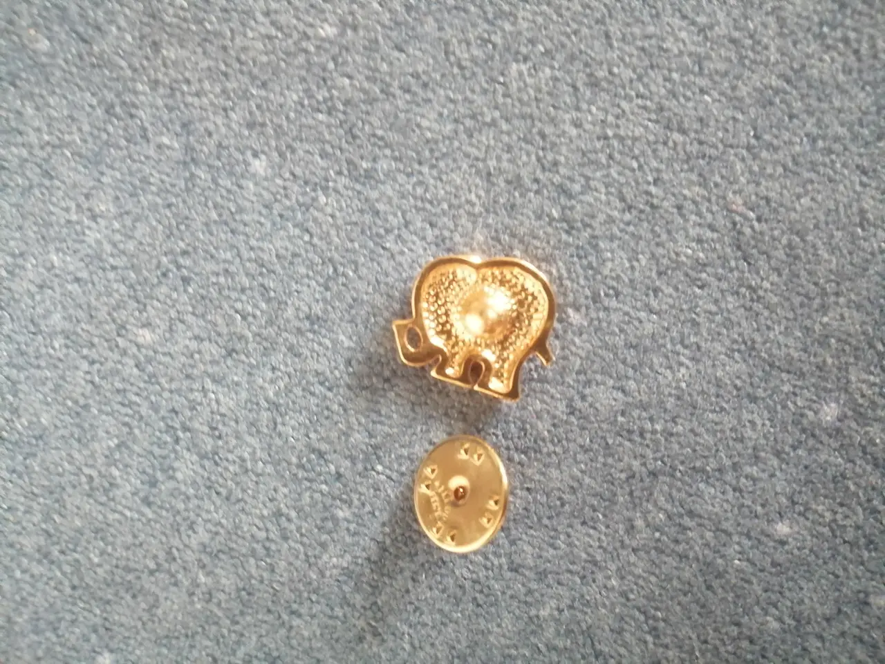 Billede 4 - Smuk Forgyldt Elefant Broche