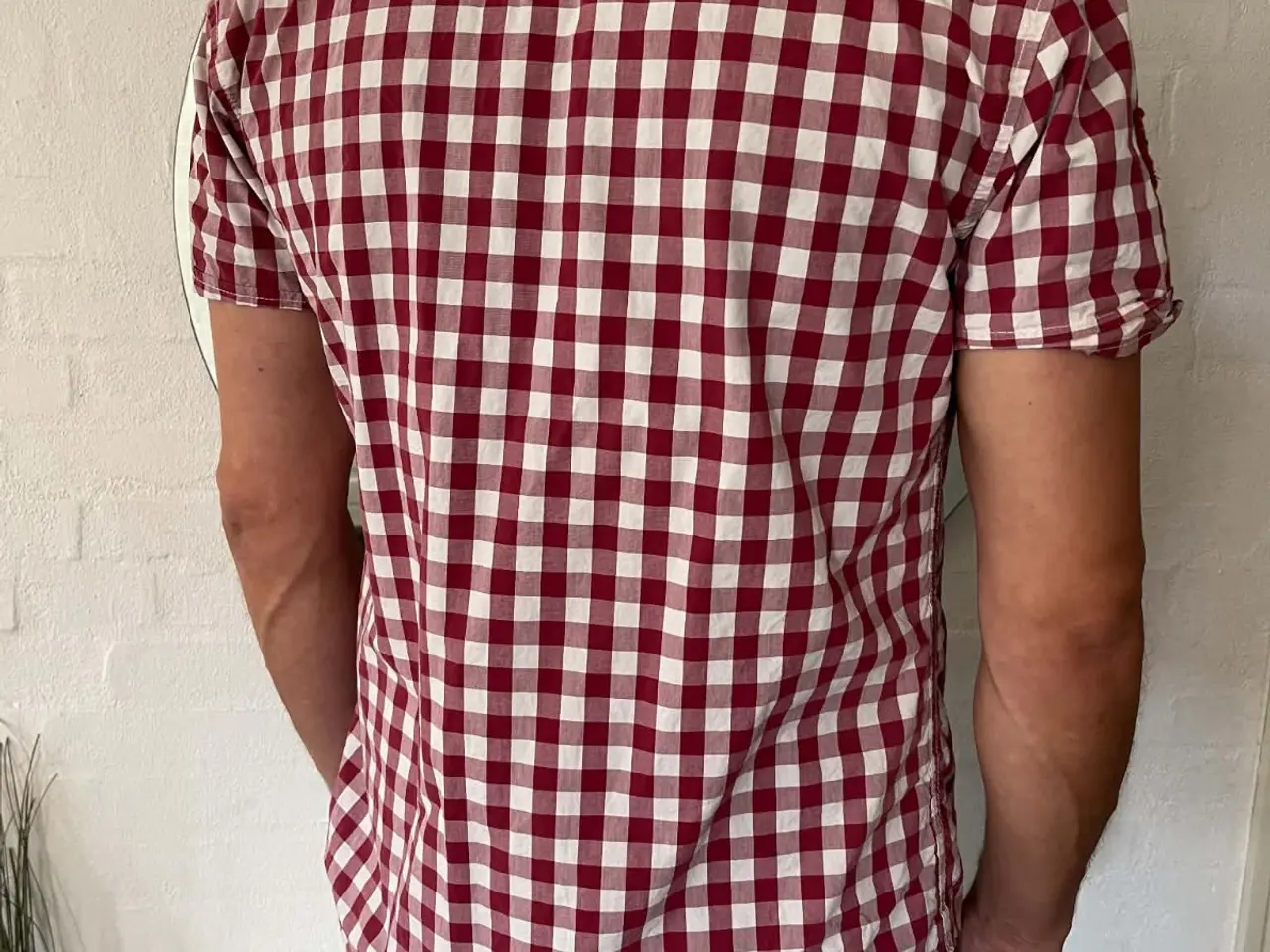 Billede 2 - Jack & Jones ternet kortærmet skjorte L