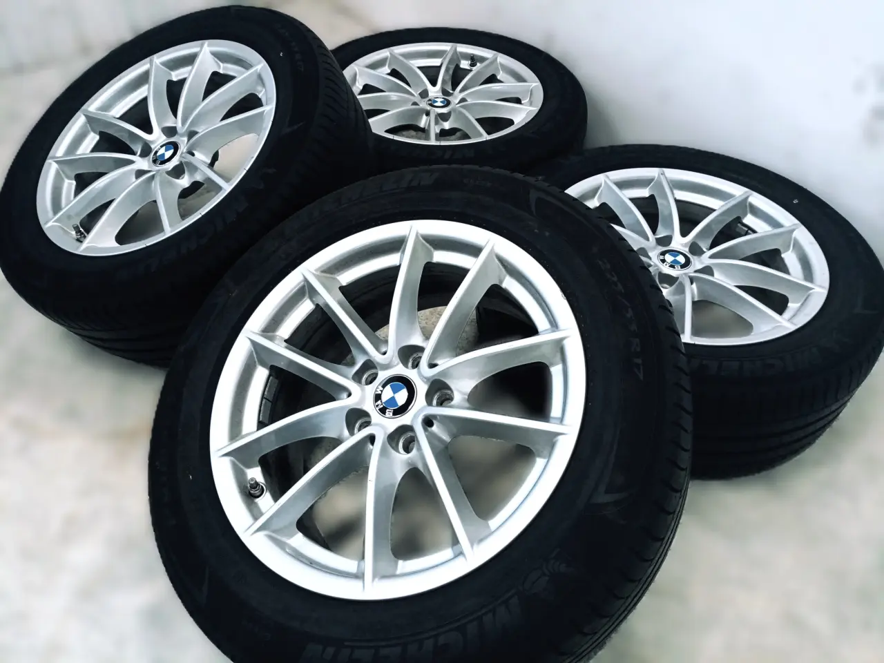 Billede 2 - 5x112 17" ET27 nav 66,6ø BMW sommersæt inkl.TPMS