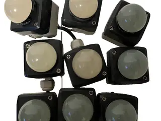 9x Banner K50LYXXP Indicator Lights - 18-30V DC -