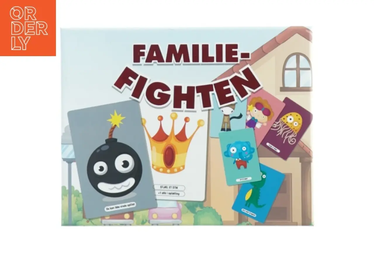 Billede 1 - Brætspil 'Familie Fighten' fra Legekæden (str. 106 kort)