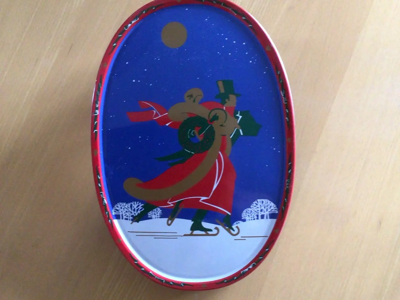 Billede 1 - Oval kagedåse