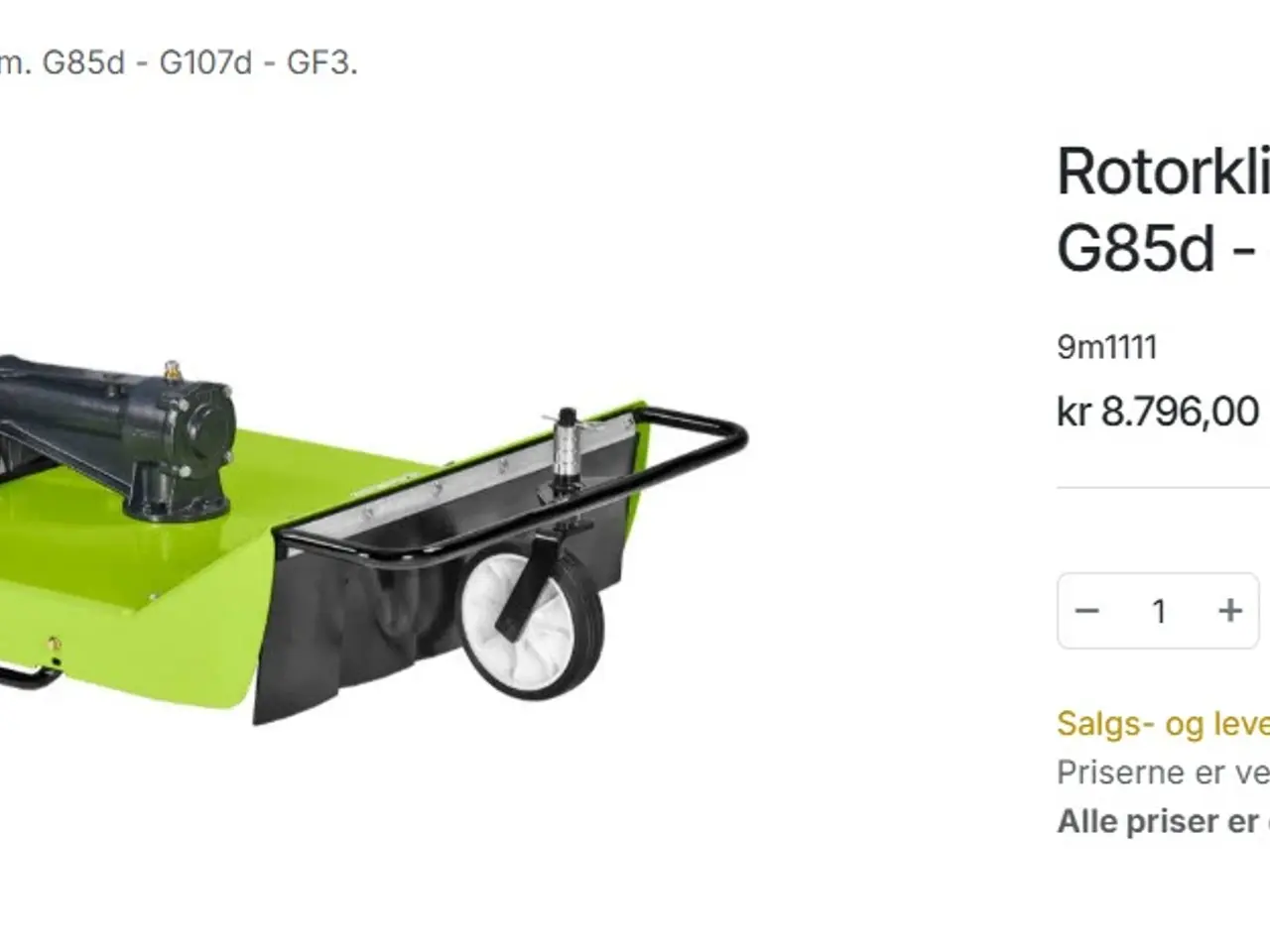 Billede 7 - Grillo rotorklipper 75 cm 
