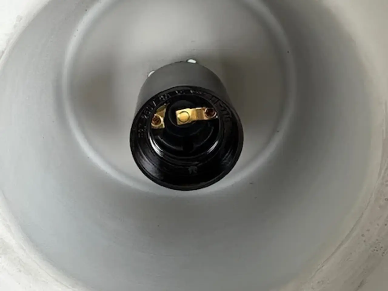 Billede 6 - Retro loftlampe i brun metal