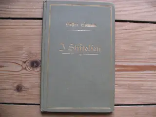 Gustav Esmann (1828-1906) I stiftelsen, fra 1886