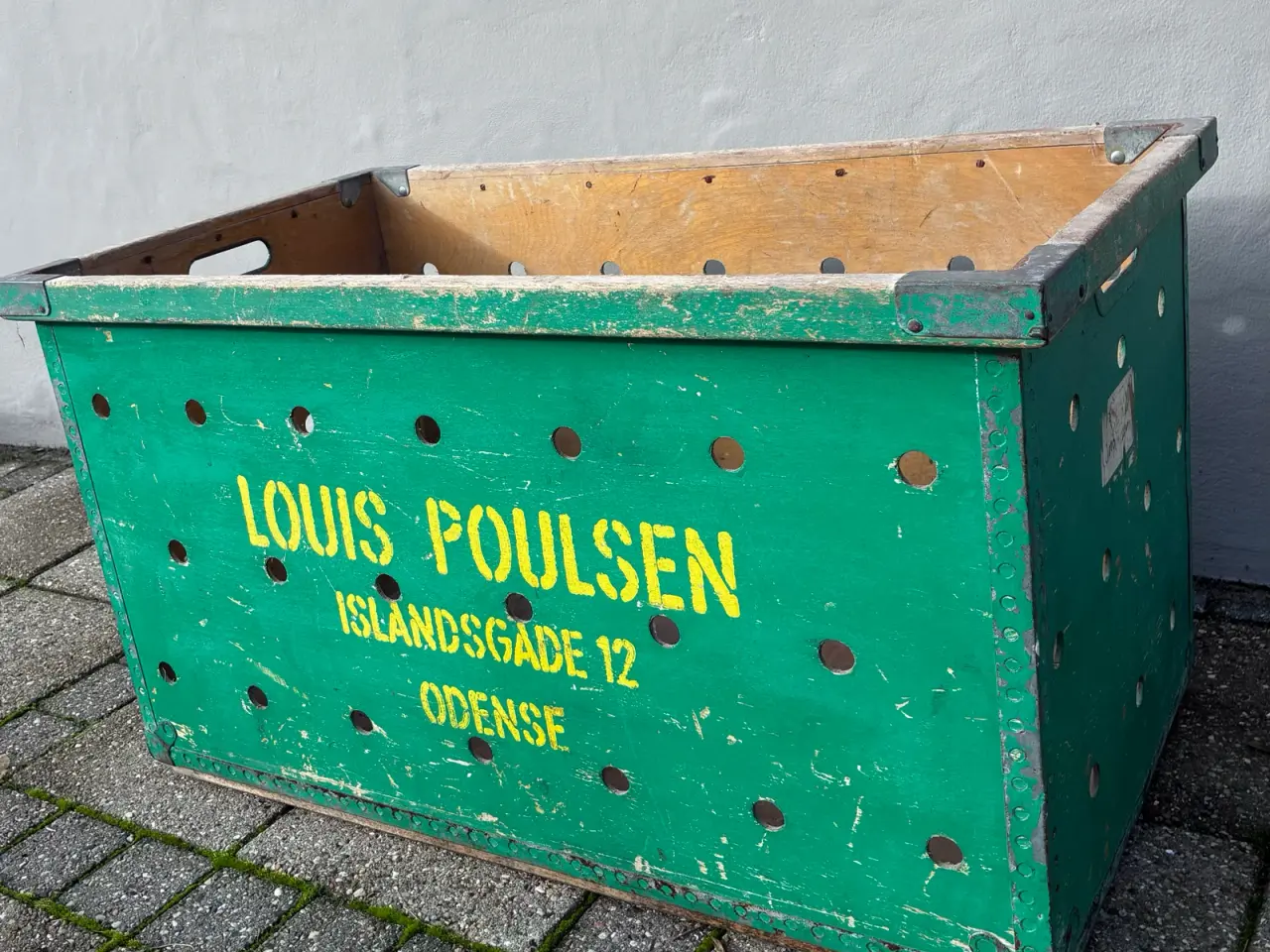 Billede 4 - Unik Louis Poulsen vintage trækasse – perfekt som