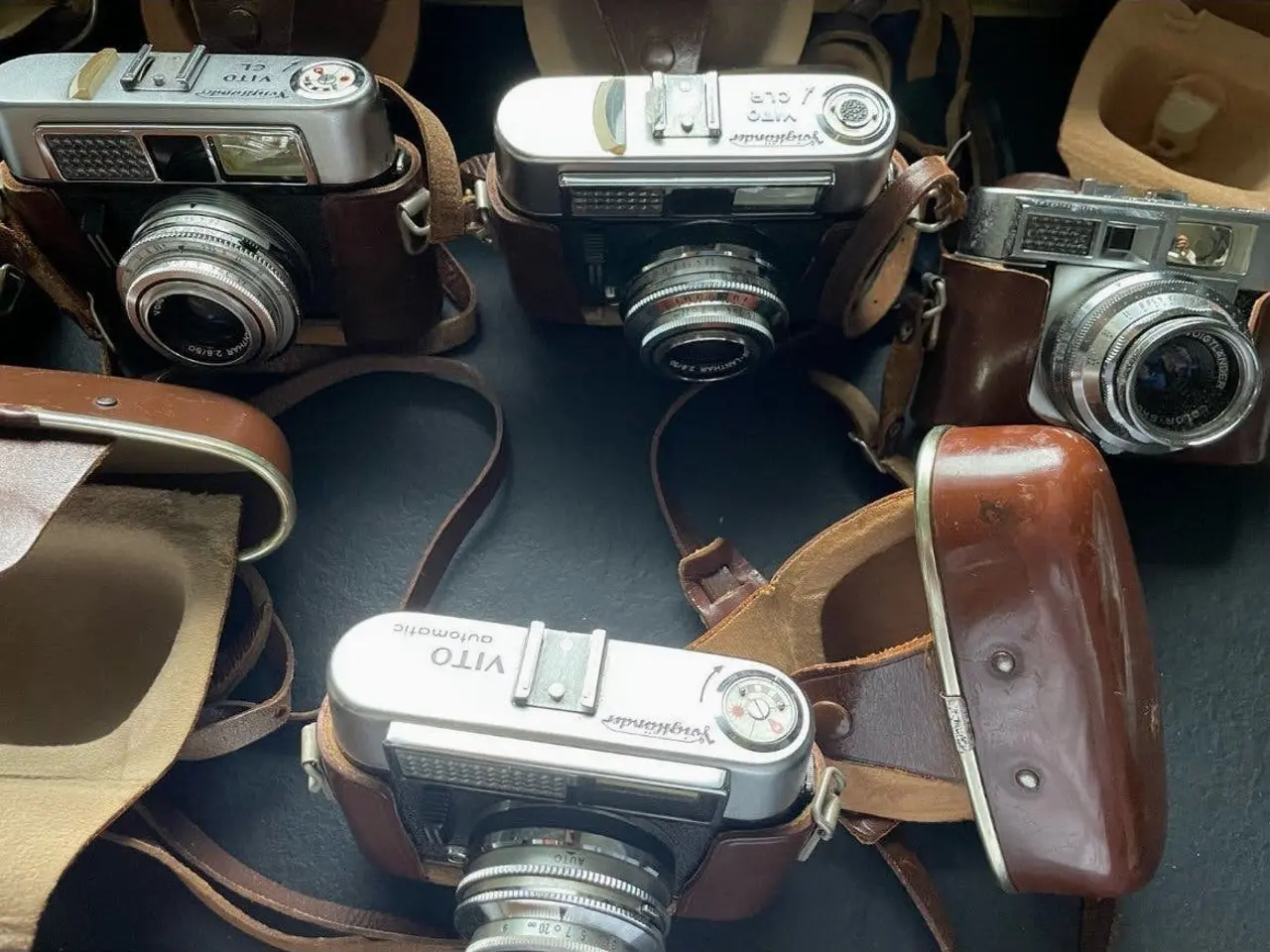 Billede 5 - 11 Voigtlander kameraer og tilbehør