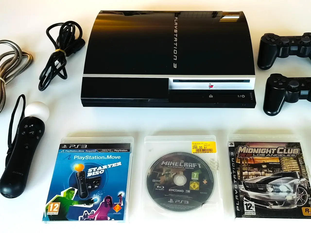 Billede 1 - Ps3 med spil og move controller