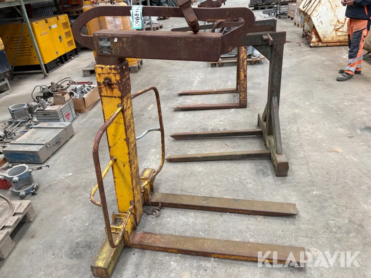Billede 2 - Pallegafler BSV PG 120/2 SSB - 2000kg
