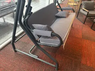 Gyngesofa udvendig, blå