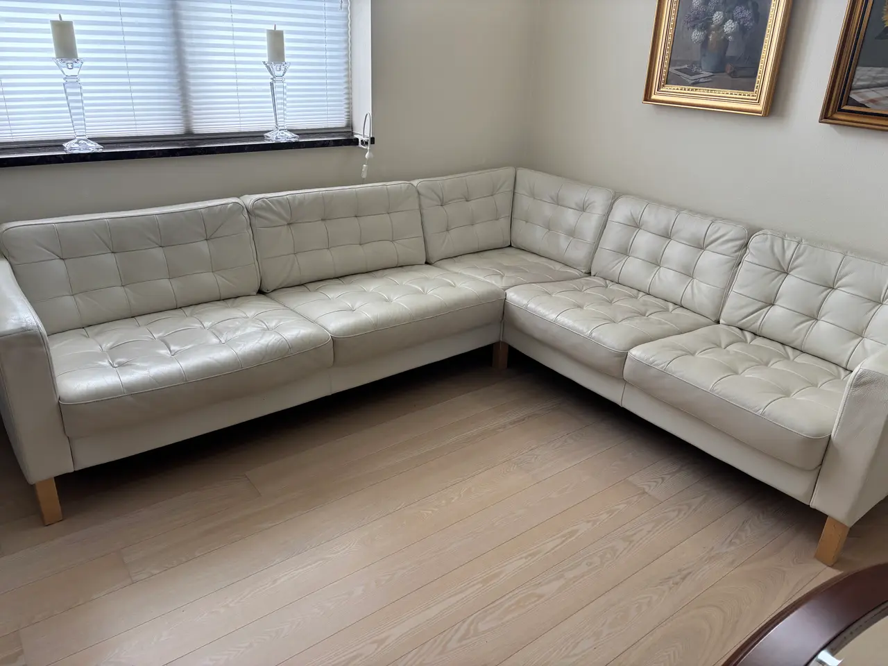 Billede 2 - 5 personers lædersofa
