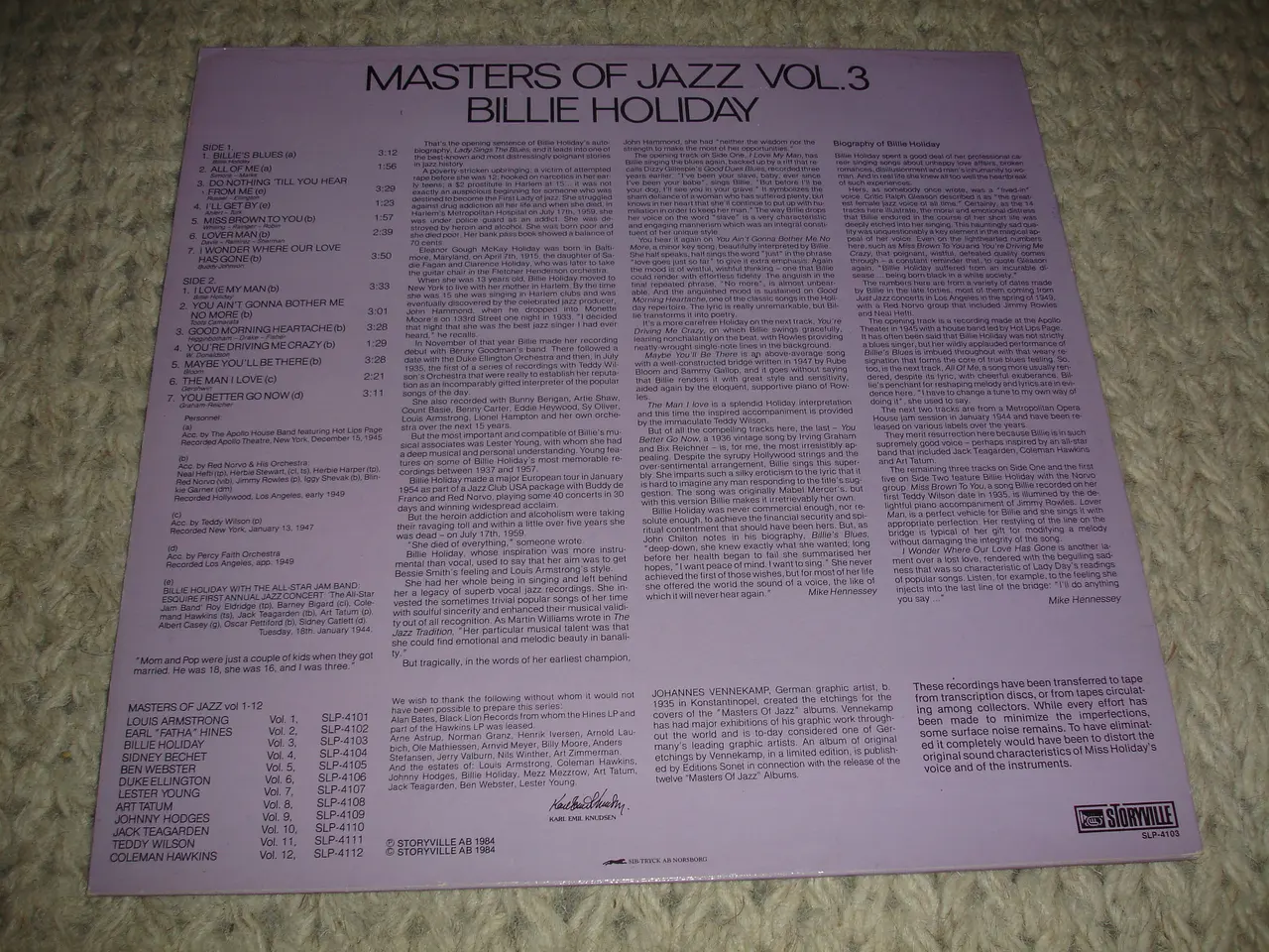 Billede 4 - (Sender gerne) Billie Holiday – Master Of Jazz