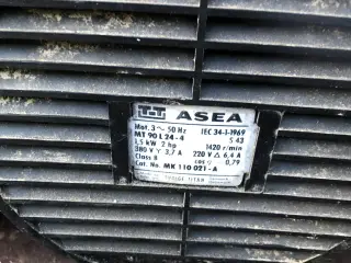 Elmotor 2 HP/ 3 HP, 380 volt