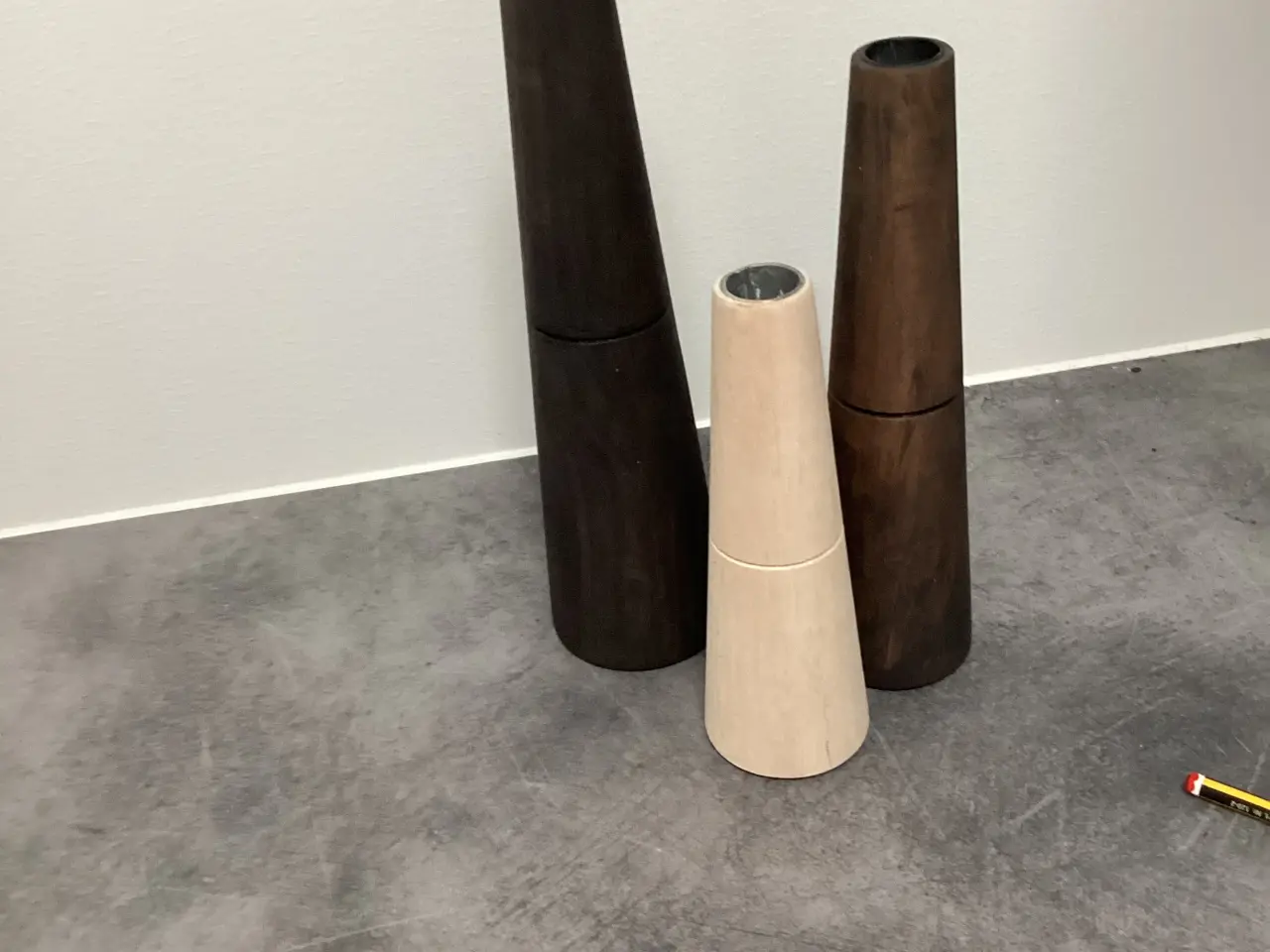Billede 1 - Lysestager 3 stk 