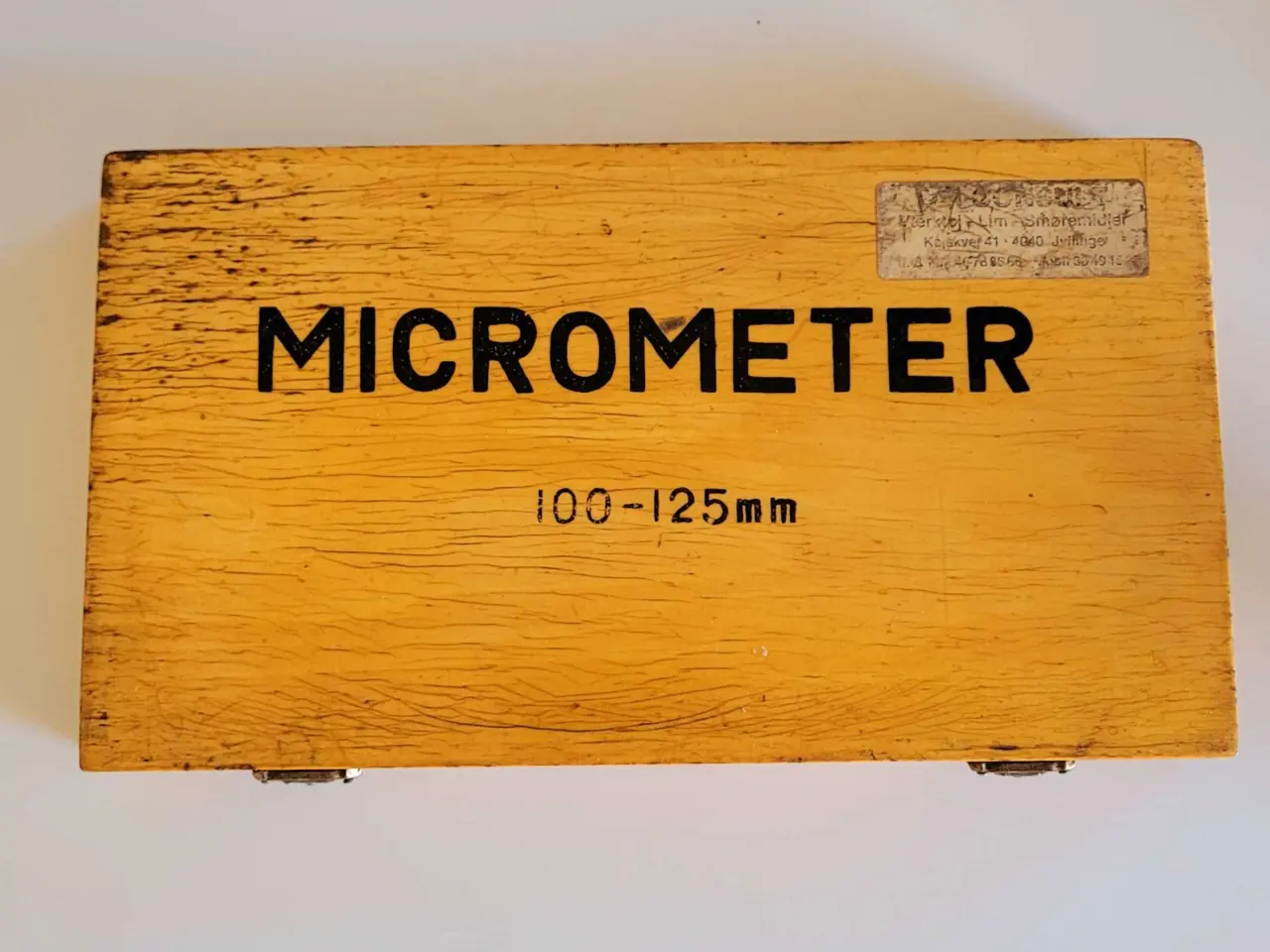 Billede 2 - Mikrometer 100–125 mm i trækasse
